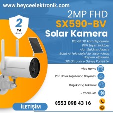 2 MP GÜNEŞ ENERJİLİ KAMERA